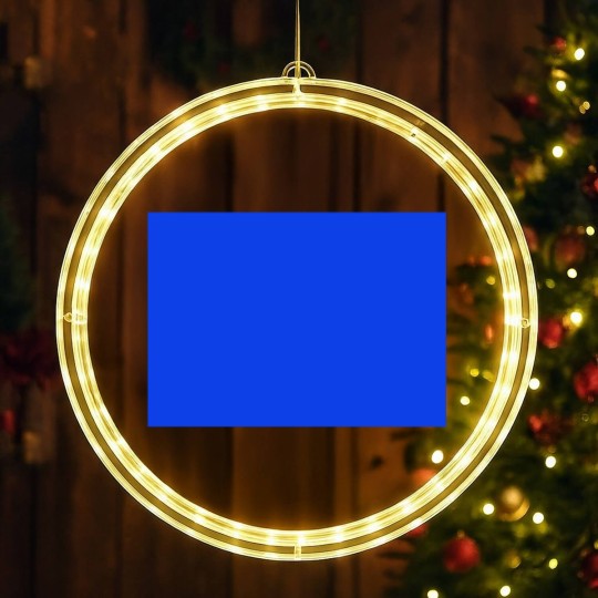 Discover "Blue Square" design LED Christmas Window Lights