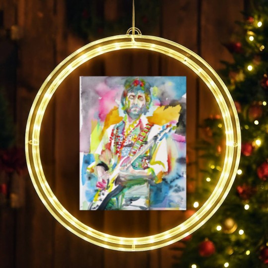 Discover ERIC CLAPTON watercolor portrait .2 - Eric Clapton - LED Christmas Window Lights