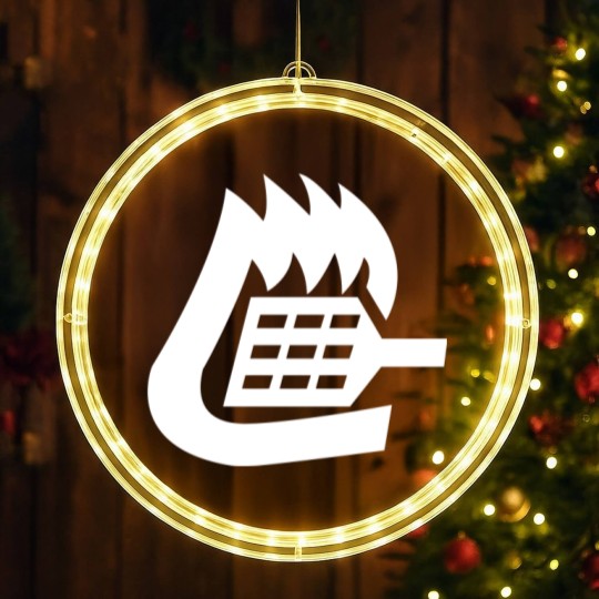 Discover Cook Out American Restaurant Logo LED Christmas Window Lights