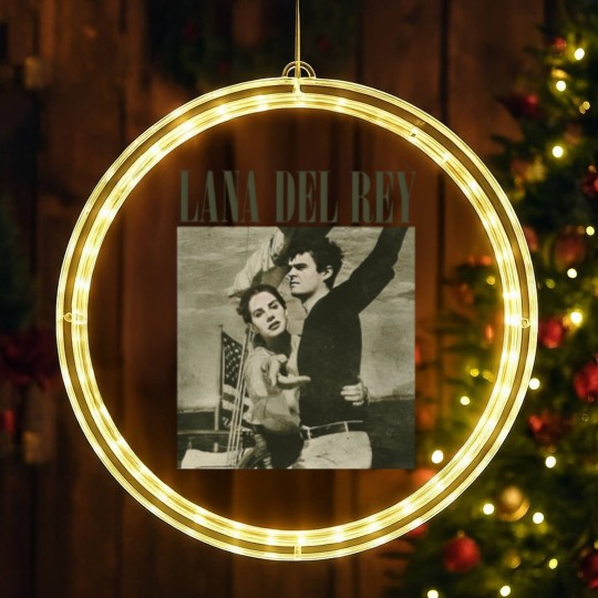 Discover Lana Del Rey Graphic LED Christmas Window Lights