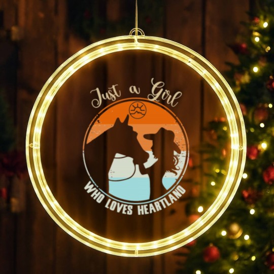 Discover heartland ranch, heartland, sunset, vintage, retro LED Christmas Window Lights
