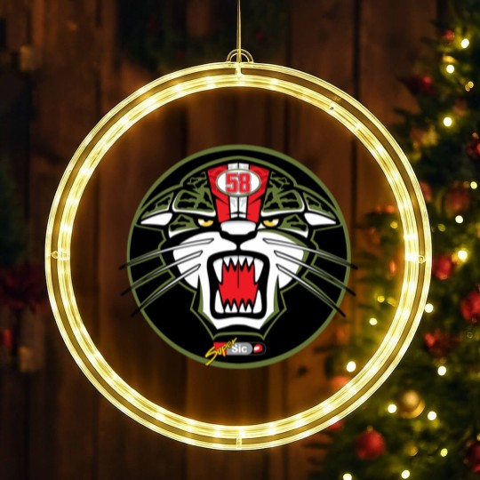 Discover Marco Simoncelli Tiger Logo LED Christmas Window Lights