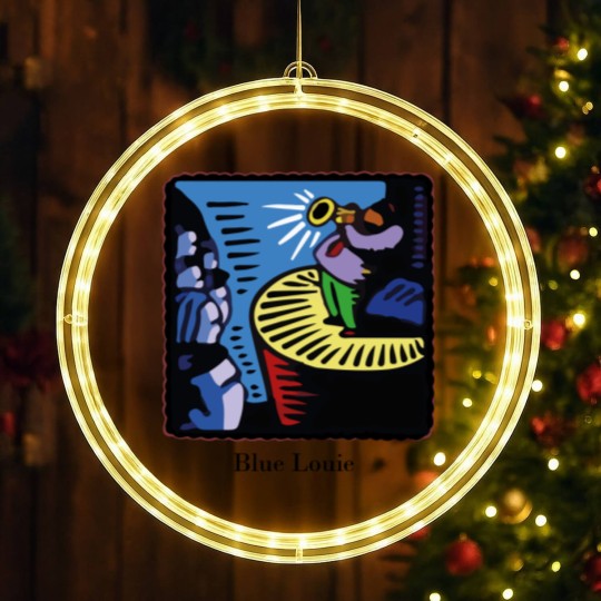 Discover Chandler Blue Louie LED Christmas Window Lights