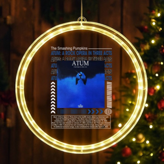 Discover The Smashing Pumpkins Music LED Christmas Window Lights K1, Atum A Rock Opera in Three Acts Album