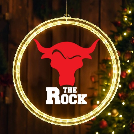 Discover The Rock LED Christmas Window Lights