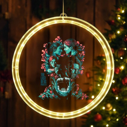 Discover The Last of Us Part II Art LED Christmas Window Lights / Men's Women's Sizes