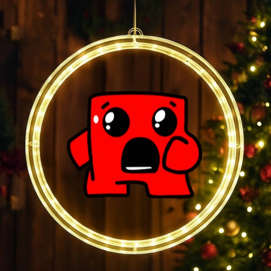Discover Super Meat Boy Forever LED Christmas Window Lights