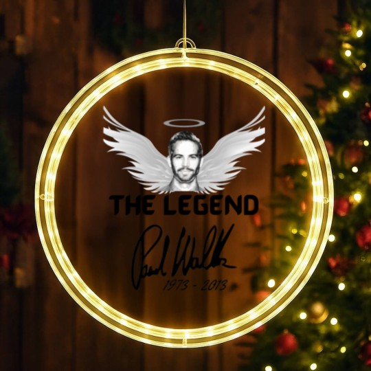 Discover The Legend Paul Walker LED Christmas Window Lights