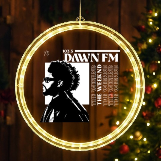 Discover Weeknds LED Christmas Window Lights / Dawn Fm Custom Album Cover LED Christmas Window Lights