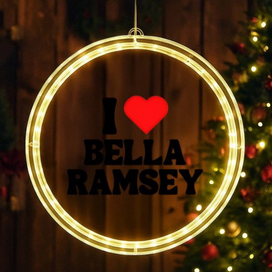 Discover Y2K Baby LED Christmas Window Lights, Bella Ramsey, Movie TV Actor, 2000s LED Christmas Window Lights