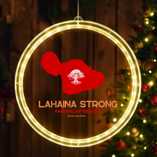 Discover Lahaina Strong Logo  Lahaina Strong Logo LED Christmas Window Lights