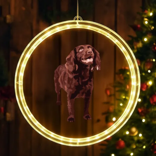 Discover Boykin Spaniel LED Christmas Window Lights LED Christmas Window Lights