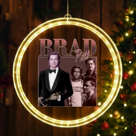 Discover Brad Pitt LED Christmas Window Lights | Brad Pitt Fight Club LED Christmas Window Lights