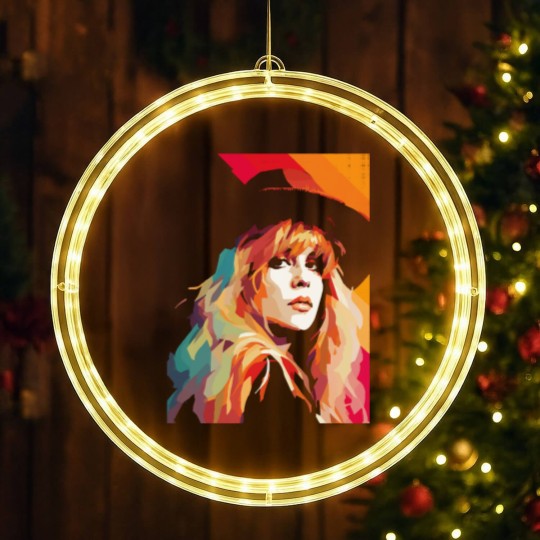 Discover Stevie Nicks WPAP LED Christmas Window Lights