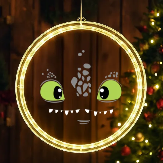 Discover how to train your dragon LED Christmas Window Lights