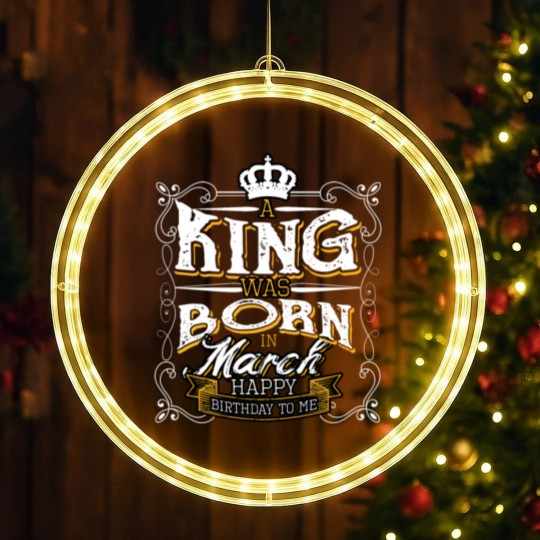 Discover Birthday March King LED Christmas Window Lights