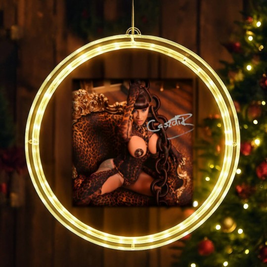 Discover Cardi B Signed LED Christmas Window Lights, Vintage Cardi B LED Christmas Window Lights, Cardi B LED Christmas Window Lights,