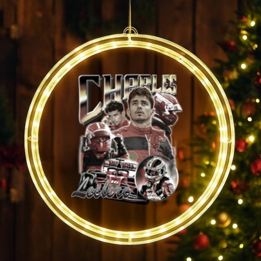 Discover Charles Leclerc 90s Vintage, Charles Leclerc Bootleg LED Christmas Window Lights, Charles Leclerc LED Christmas Window Lights