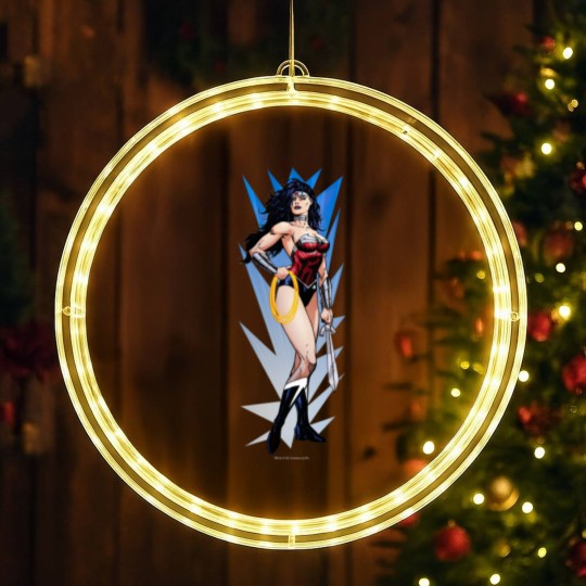 Discover Wonder Woman & Sword LED Christmas Window Lights