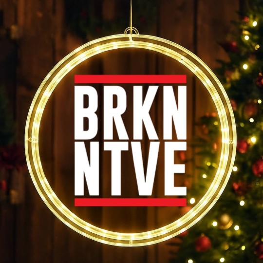 Discover Broken Native - Israel Adesanya The Last Stylebenderr LED Christmas Window Lights