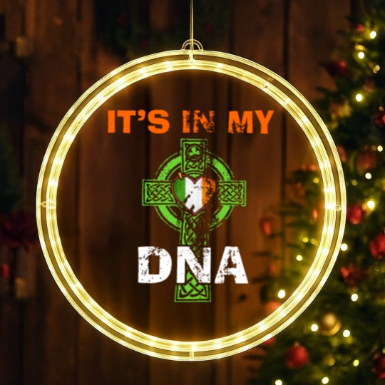 Discover IRISH - IT'S IN MY DNA LED Christmas Window Lights