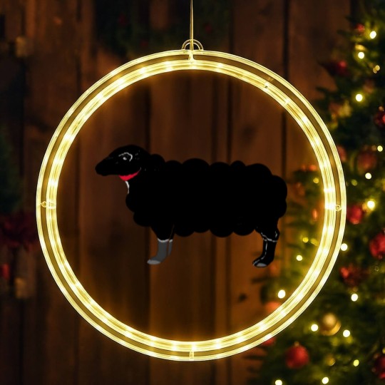 Discover The Black Sheep LED Christmas Window Lights