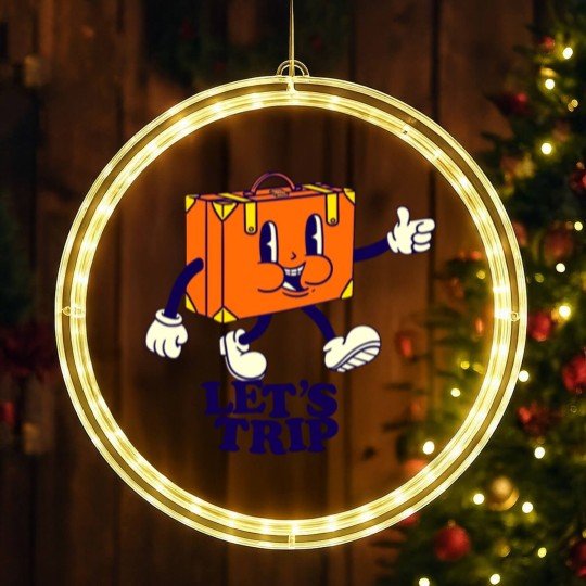Discover Sturniolo Triplets Merch Lets Trip Casey Funny Trip Merch LED Christmas Window Lights