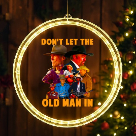 Discover Clint Eastwood and Toby Keith LED Christmas Window Lights