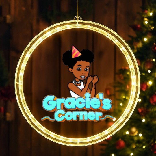 Discover Gracies Family Corner Cute Phonic_s Song LED Christmas Window Lights