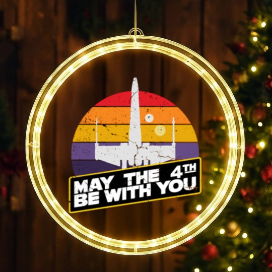 Discover May the 4th be with you, my the fourth be with you LED Christmas Window Lights