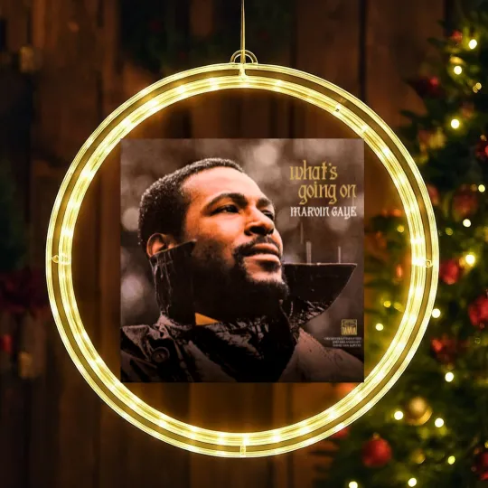 Discover Marvin Gaye - What's Going On LED Christmas Window Lights