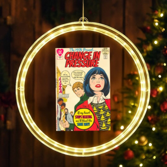 Discover The 1975 Pressure Vintage Comic LED Christmas Window Lights