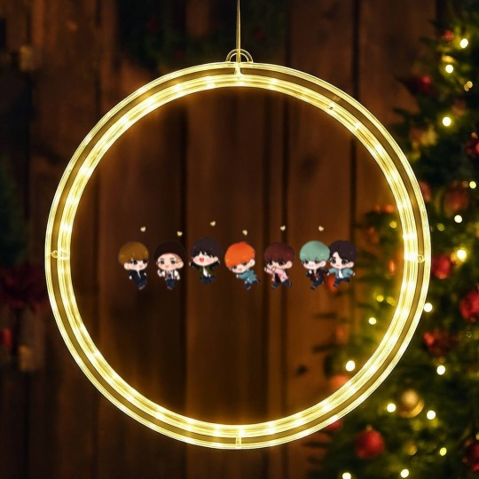 Discover BTS Members LED Christmas Window Lights, BTS Fan LED Christmas Window Lights, Bangtan Boys