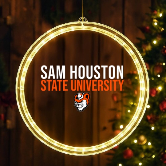 Discover sam houston state bearkats stacked pullover LED Christmas Window Lights