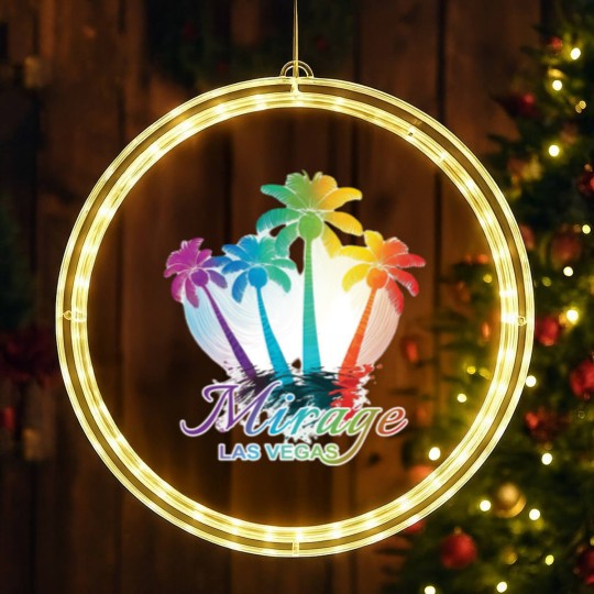 Discover Walk out Rich Mirage Vegas (1) LED Christmas Window Lights