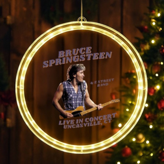 Discover Bruce Springsteen Uncasville LED Christmas Window Lights, Bruce Springsteen