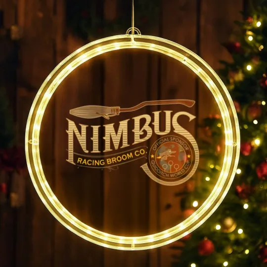 Discover Nimbus Racing Broom Company Unisex LED Christmas Window Lights LED Christmas Window Lights