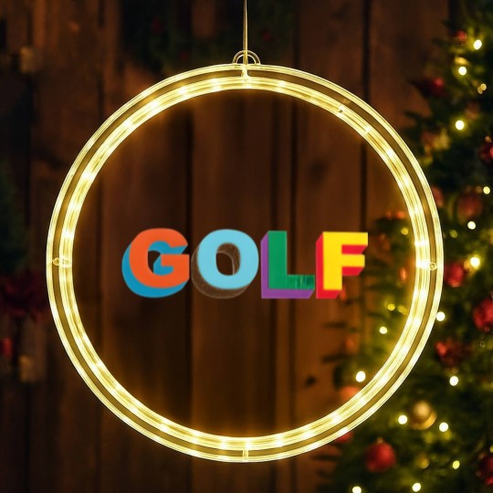 Discover Multi color 3D Golf Wang LED Christmas Window Lights
