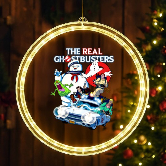 Discover Ghostbusters 80s Vintage LED Christmas Window Lights, Ghostbusters LED Christmas Window Lights