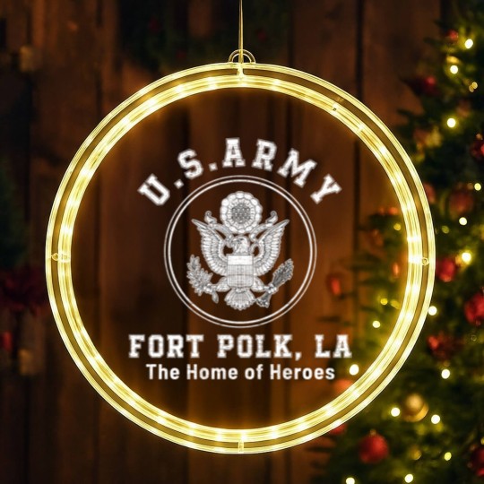 Discover Fort Polk Louisiana LED Christmas Window Lights