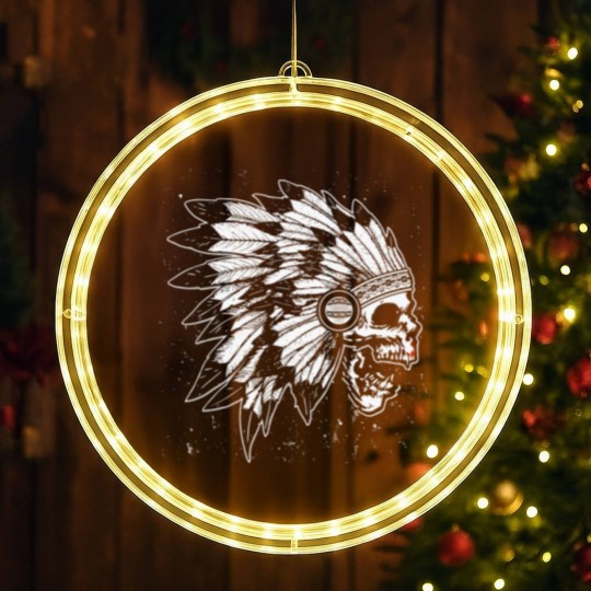 Discover skull native LED Christmas Window Lights