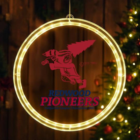 Discover Defunct Redwood Pioneers Baseball 1983 - California - LED Christmas Window Lights