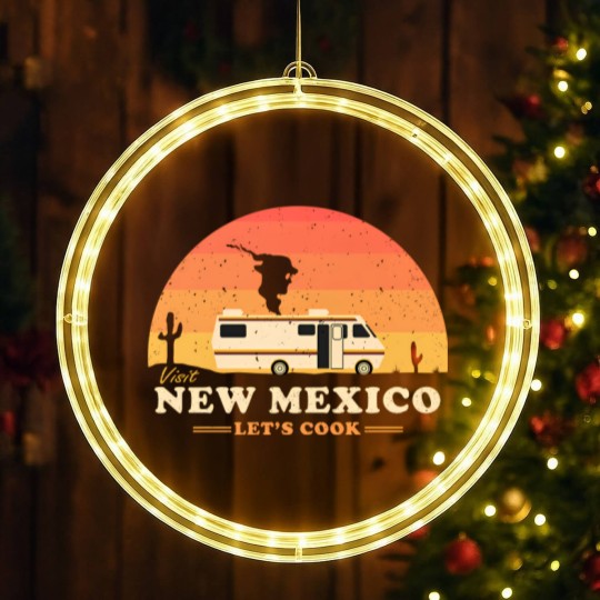 Discover Visit New Mexico - Breaking Bad - LED Christmas Window Lights