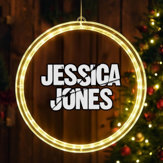 Discover Jessica Jones Logo LED Christmas Window Lights