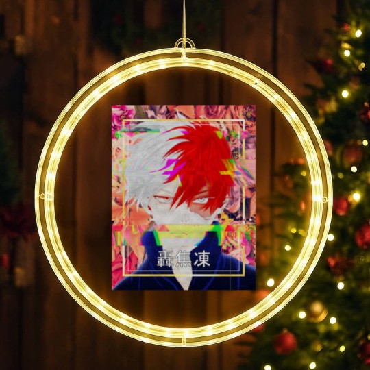 Discover Shoto Todoroki Glitch - Hero Anime - LED Christmas Window Lights