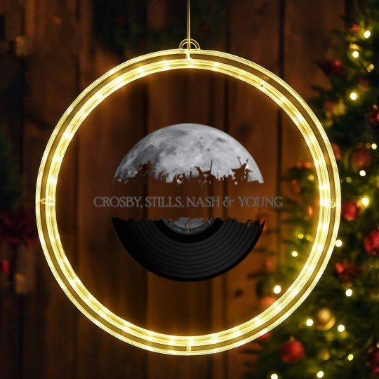 Discover Crosby, Stills, Nash Young moon - Crosby Stills Nash Young Moon - LED Christmas Window Lights