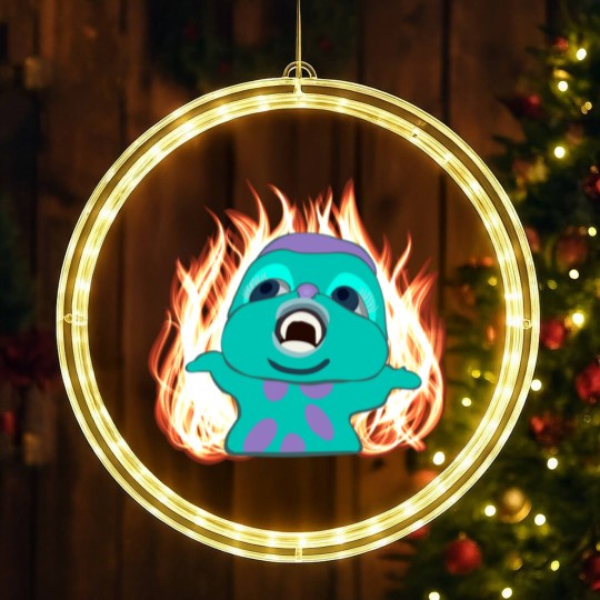 Discover Bibble Meme Illustrated Active LED Christmas Window Lights