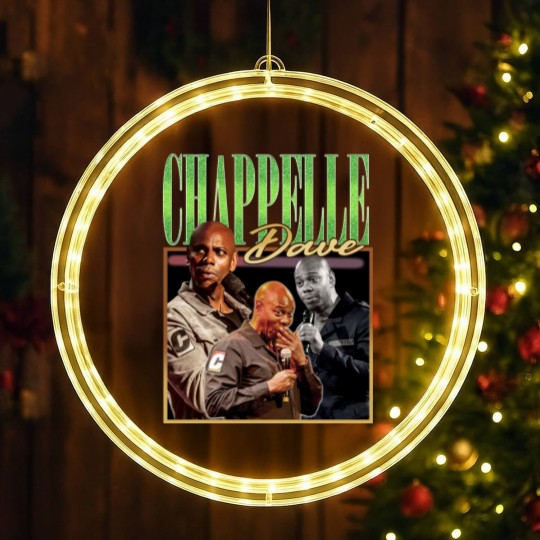 Discover RETRO DAVE CHAPPELLE LED Christmas Window Lights