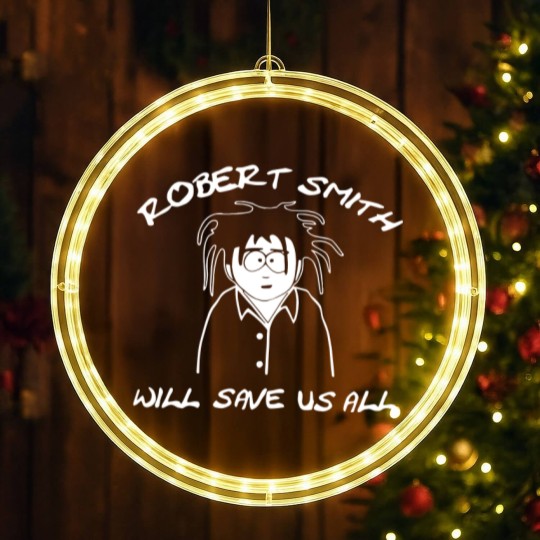 Discover Robert Smith Will Save Us All LED Christmas Window Lights