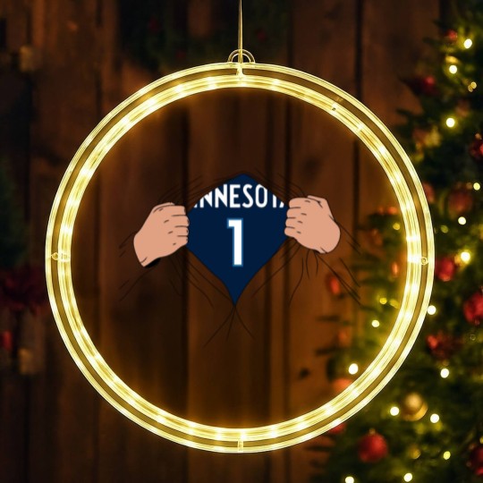 Discover Anthony Edwards - Minnesota Basketball - Timberwolves LED Christmas Window Lights